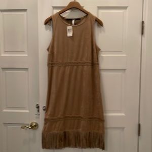 Kenzie faux suede dress